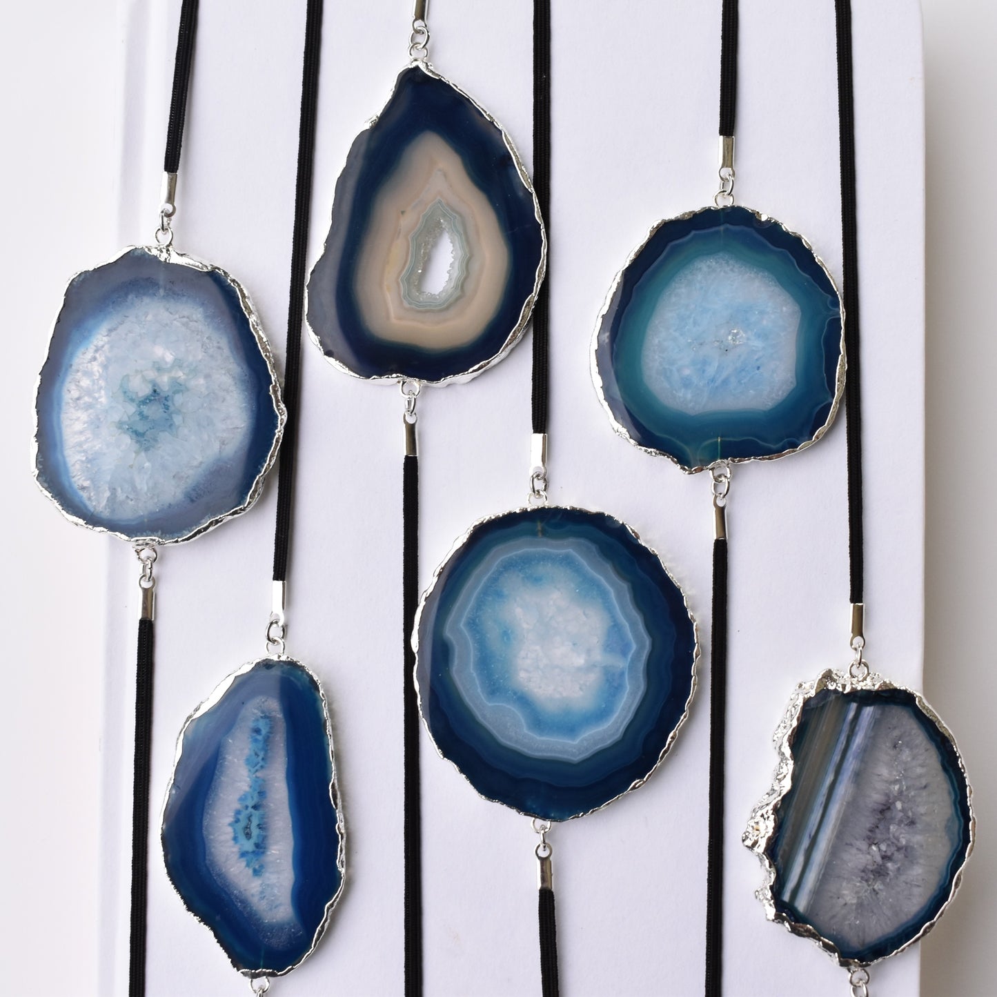 Blue Geode Slice Artmark
