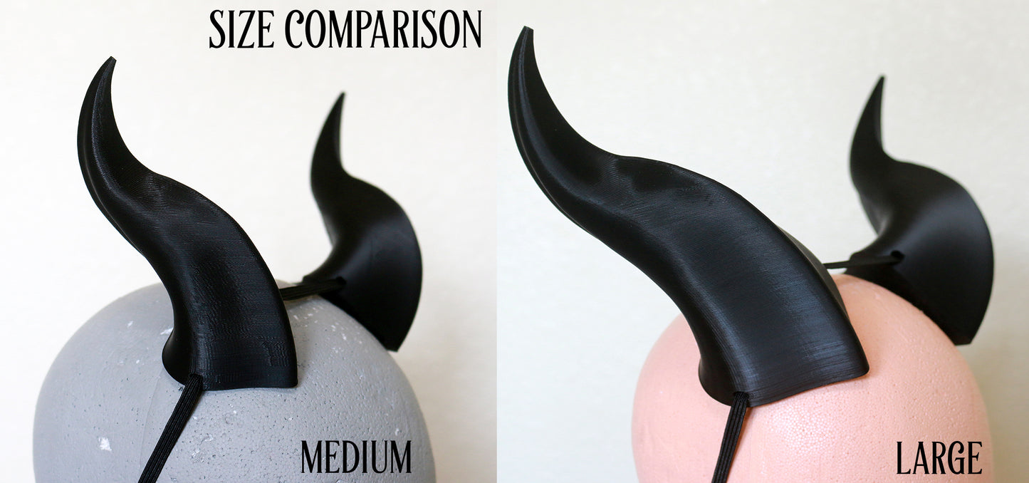 Medium "Beast" Costume Horns