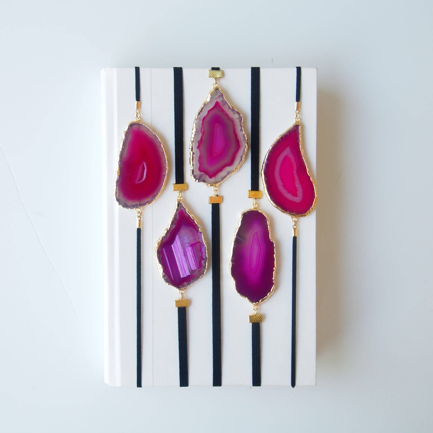 Pink Geode Slice Artmark