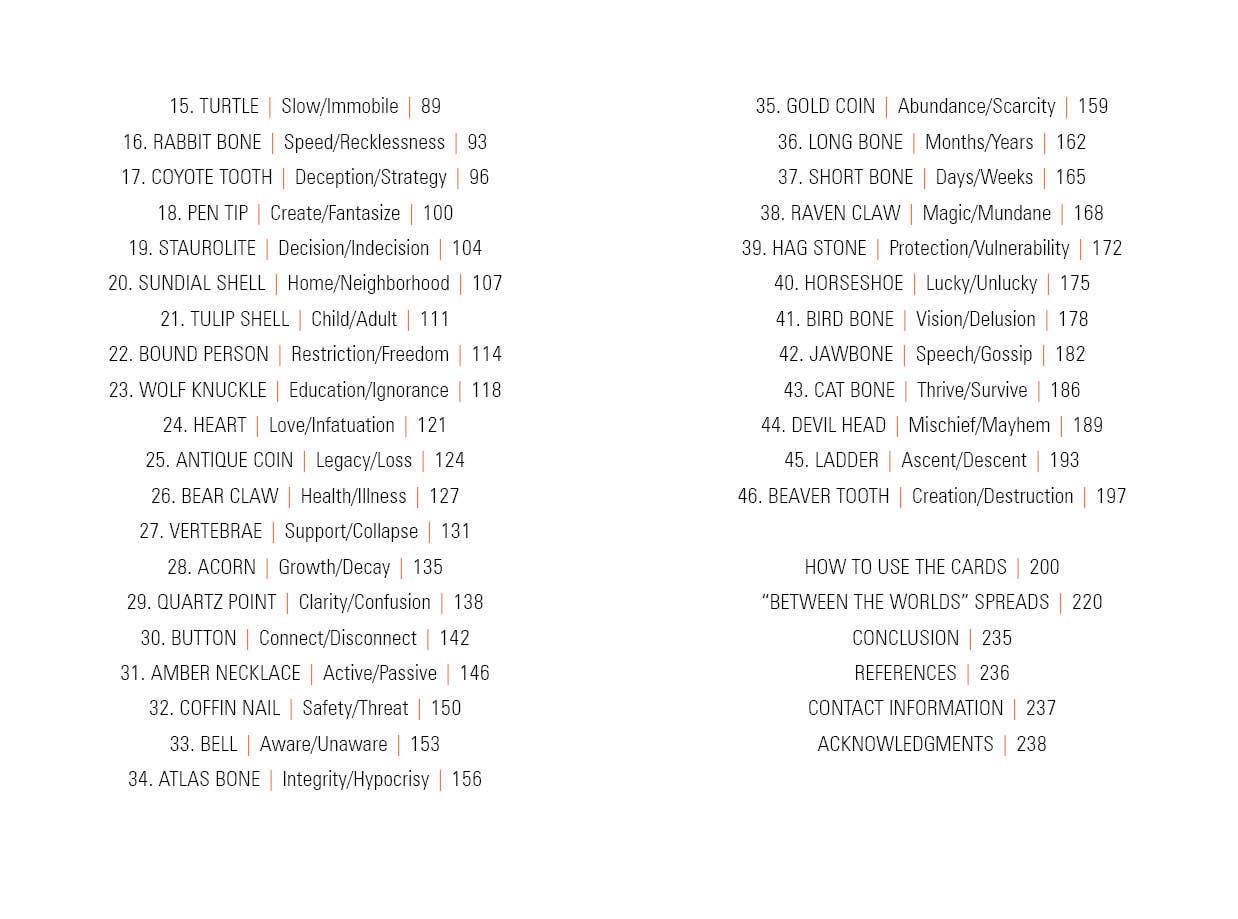 Between the Worlds: Shadowcasting with Bone and Curio Oracle Cards