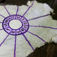 Zodiac Circle Rabbit Fur Tarot/Altar Cloth