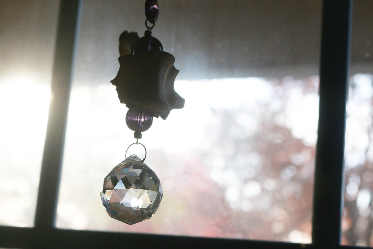 Hazy Day Deer Vertebrae Suncatcher/Windchime