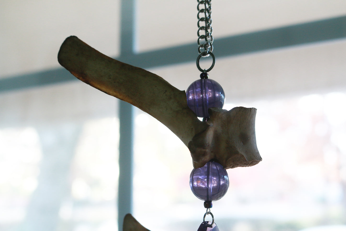 Hazy Day Deer Vertebrae Suncatcher/Windchime