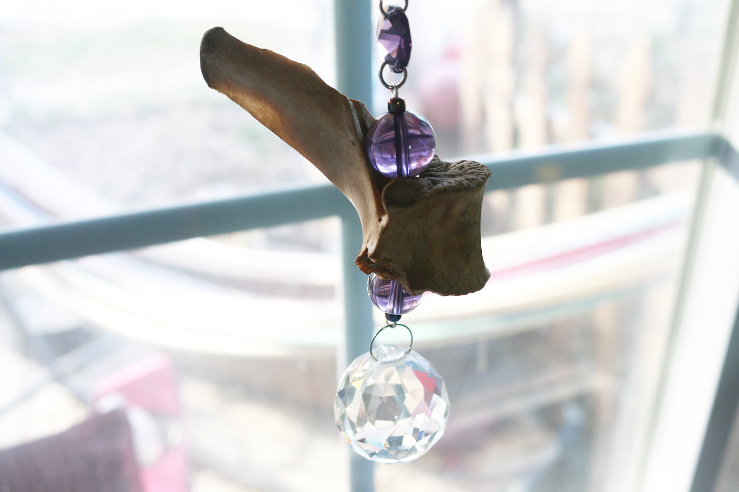 Hazy Day Deer Vertebrae Suncatcher/Windchime