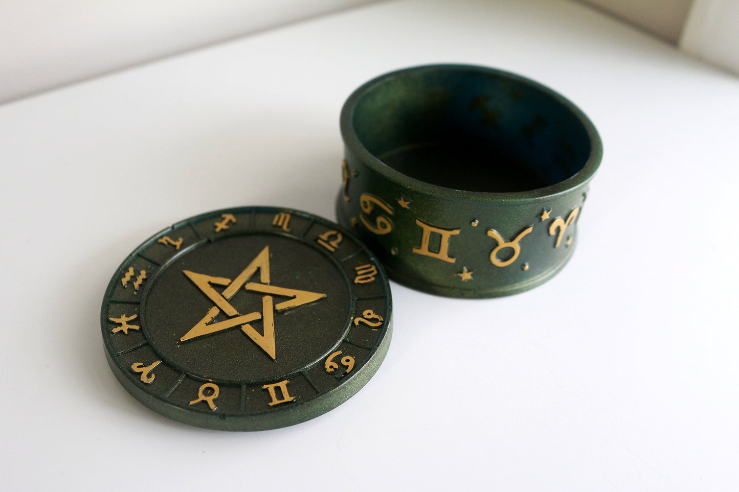 Serpent Green Star Astrology Box