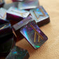 Purple Geode Elder Futhark Rune Set