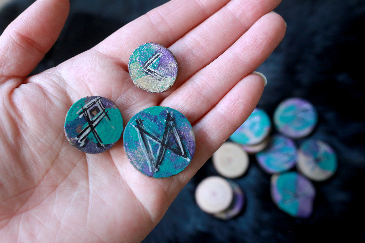 Elder Futhark Wood Rune Set