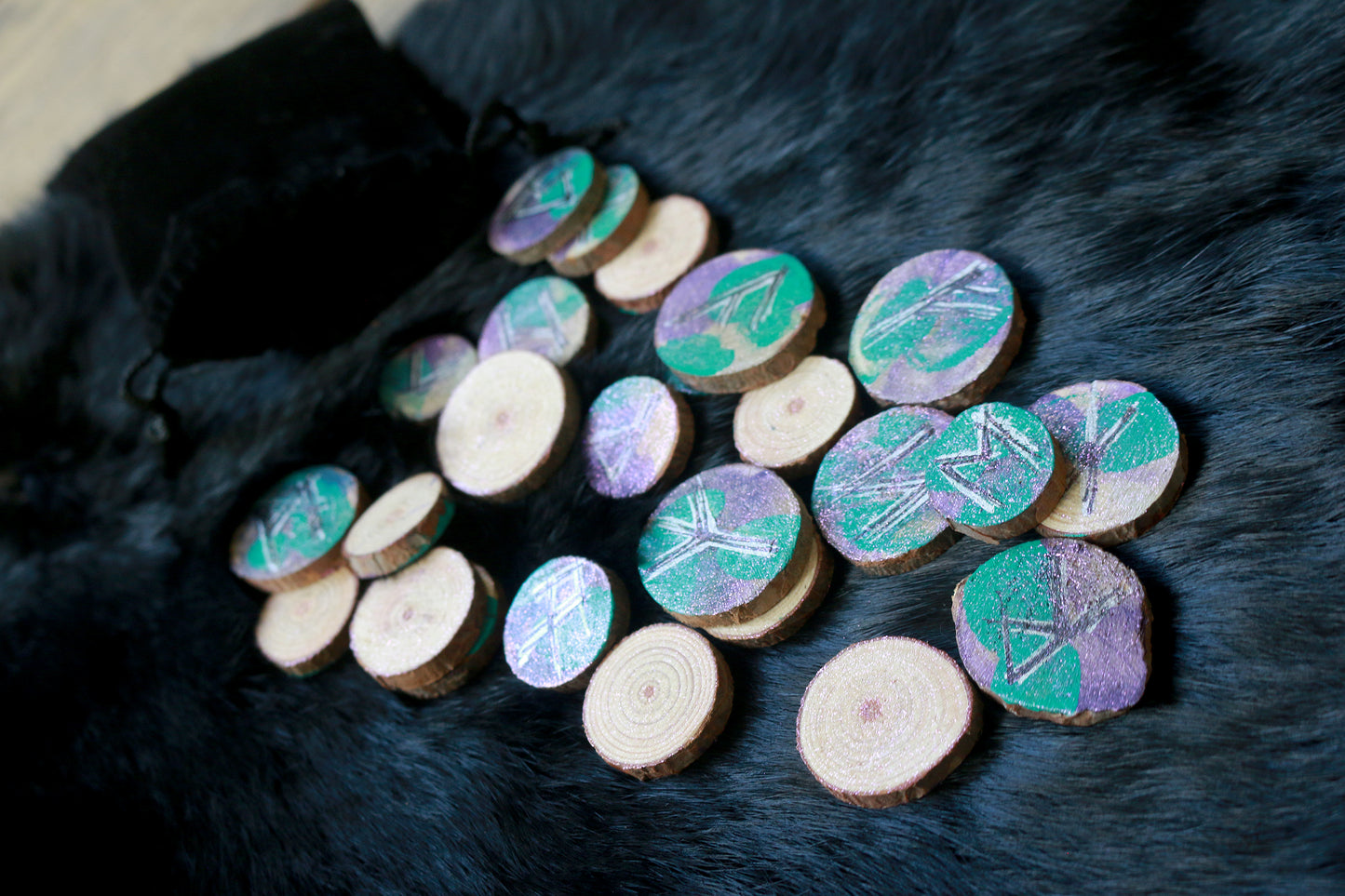 Elder Futhark Wood Rune Set