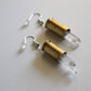 9mm Crystal Bullet Earrings