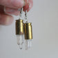 9mm Crystal Bullet Earrings