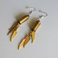 9mm Feather Bullet Earrings