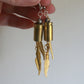 9mm Feather Bullet Earrings