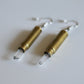 5.7x28mm Crystal Bullet Earrings