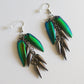 Beetle Elytra Earrings