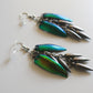 Beetle Elytra Earrings