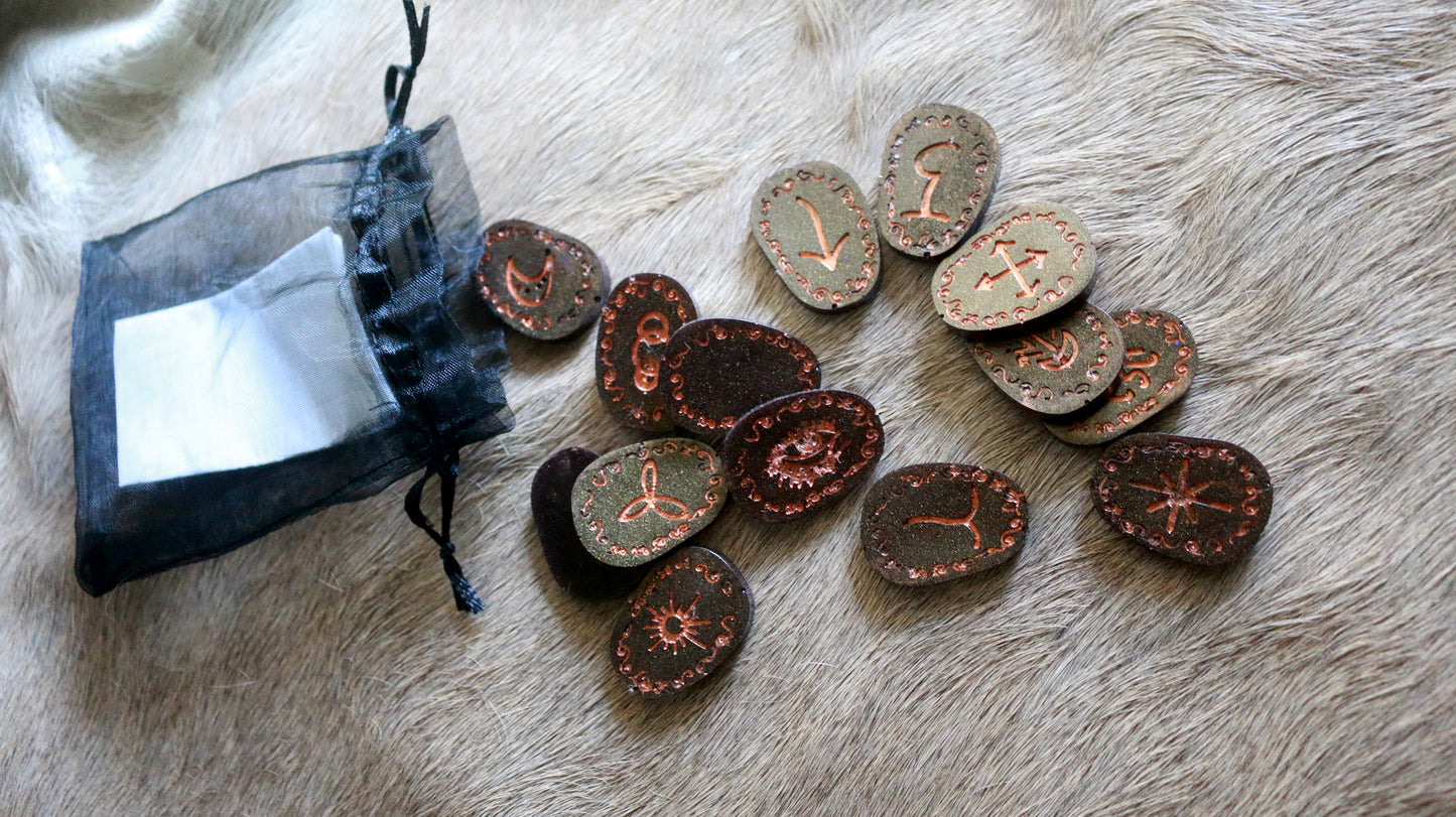 Copper Woods Witches Rune Set