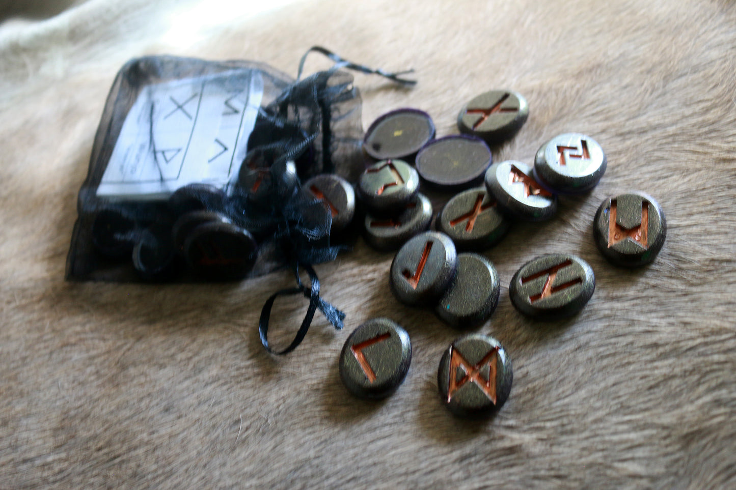 Copper Woods Elder Futhark Rune Set