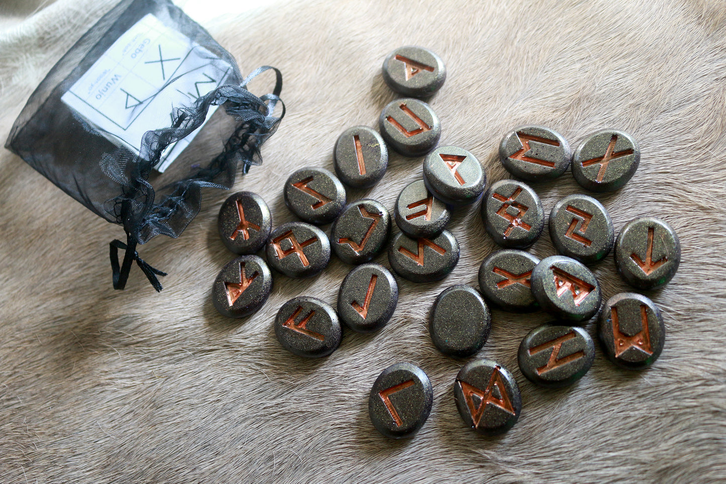 Copper Woods Elder Futhark Rune Set