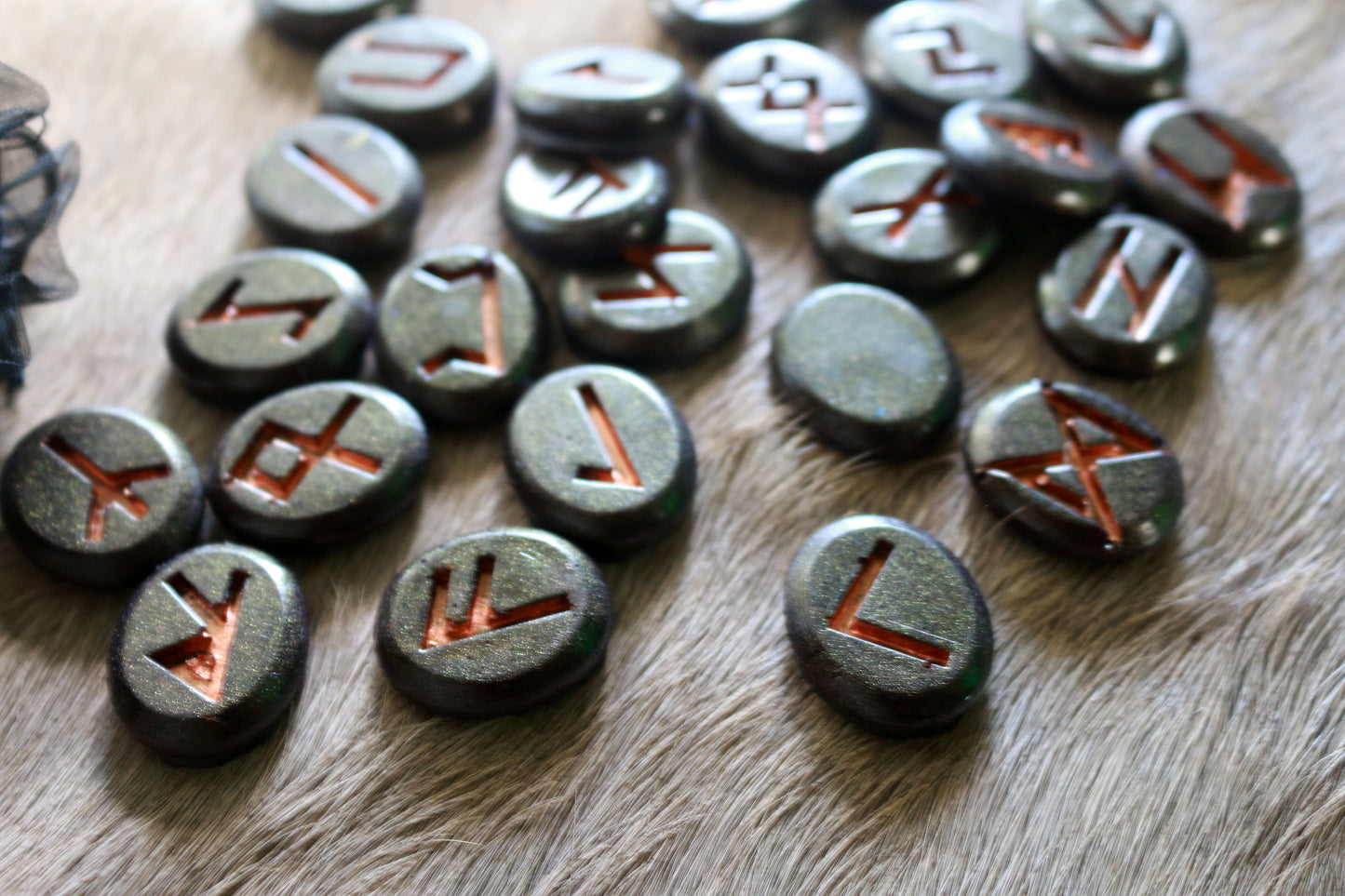 Copper Woods Elder Futhark Rune Set