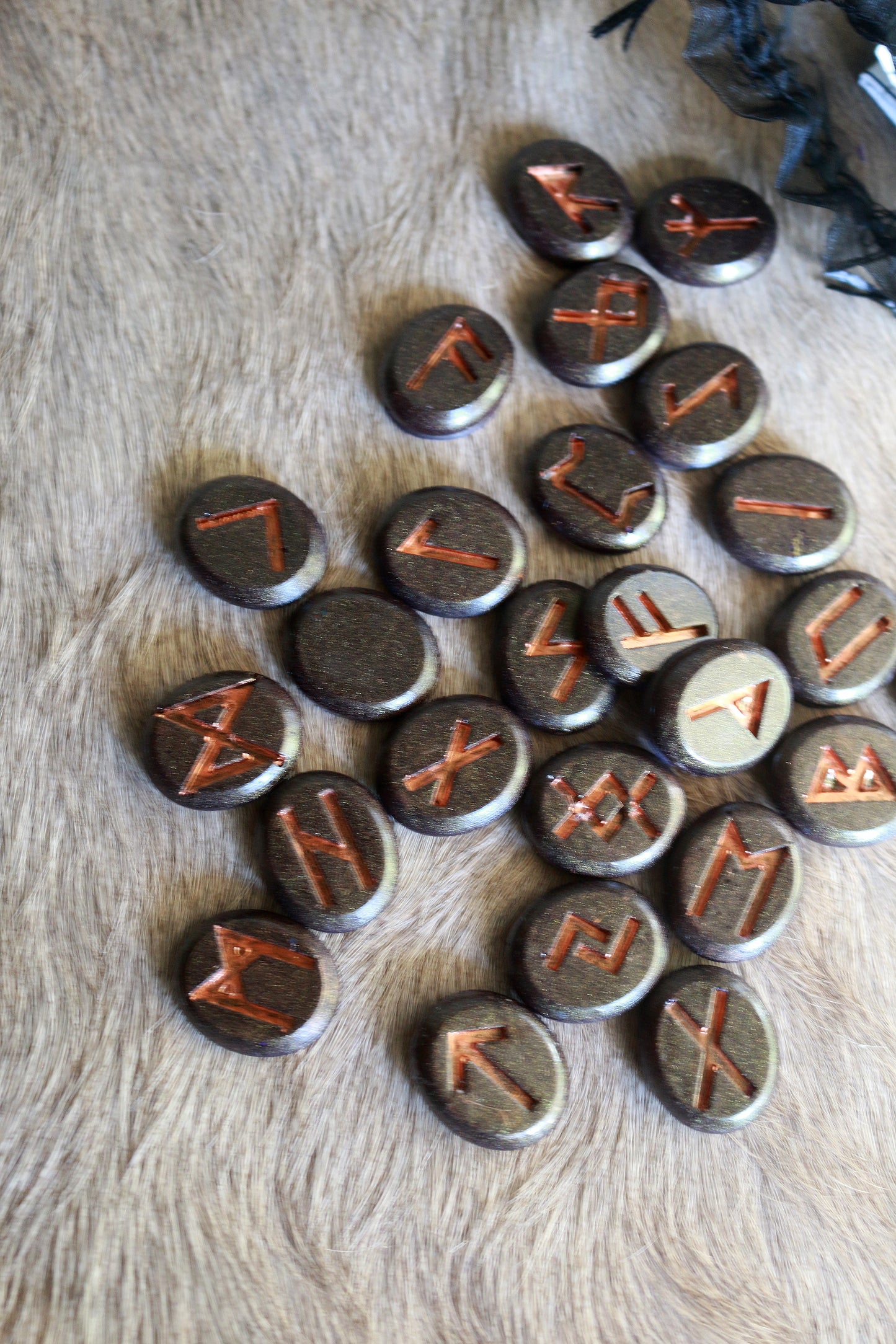 Copper Woods Elder Futhark Rune Set