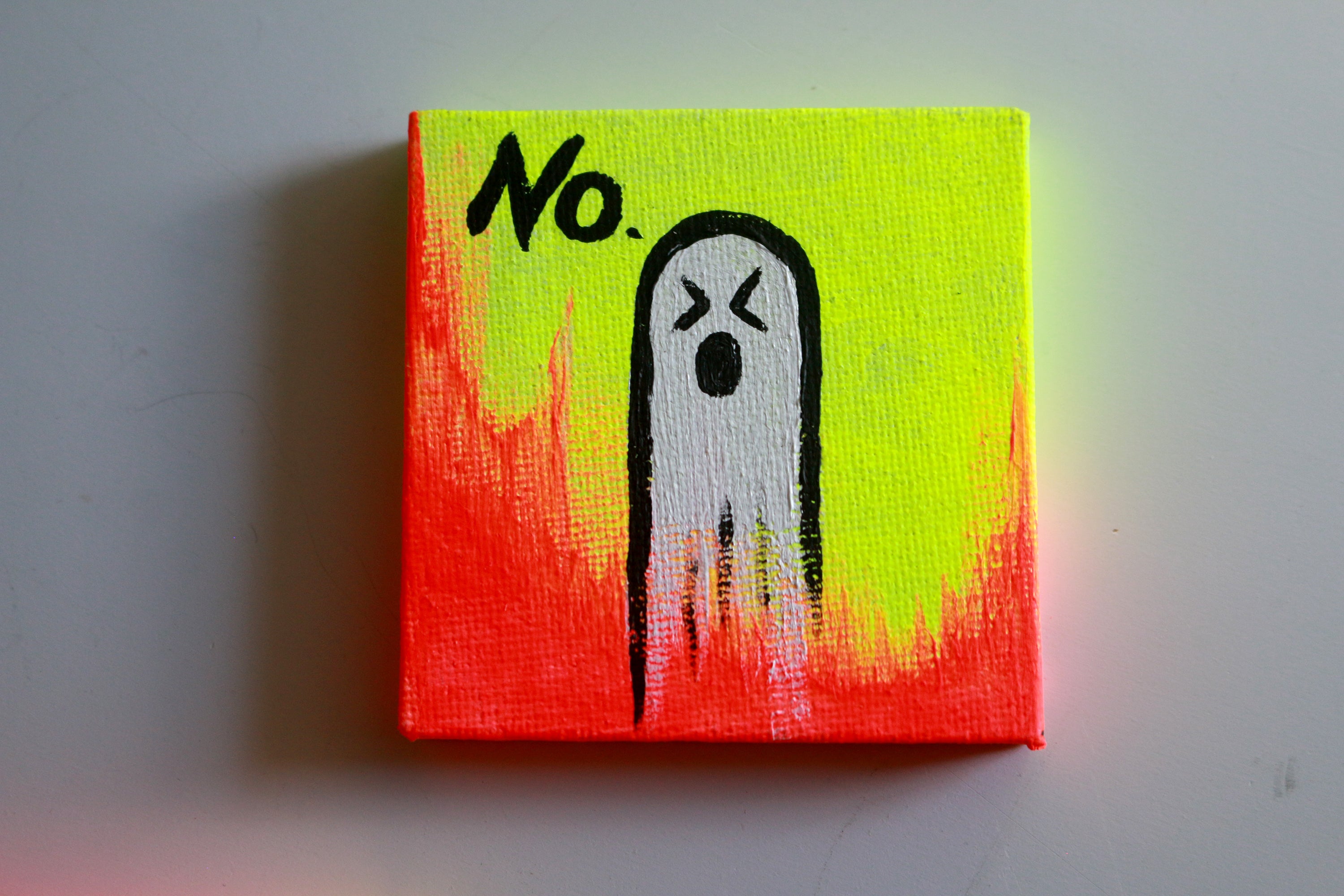 2024 Smiley Ghost Painting