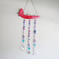 Pretty in Pink Dyed Coyote Jaw Suncatcher