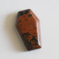 Mahogany Obsidian Coffin (1.2in)