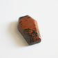 Mahogany Obsidian Coffin (1.2in)