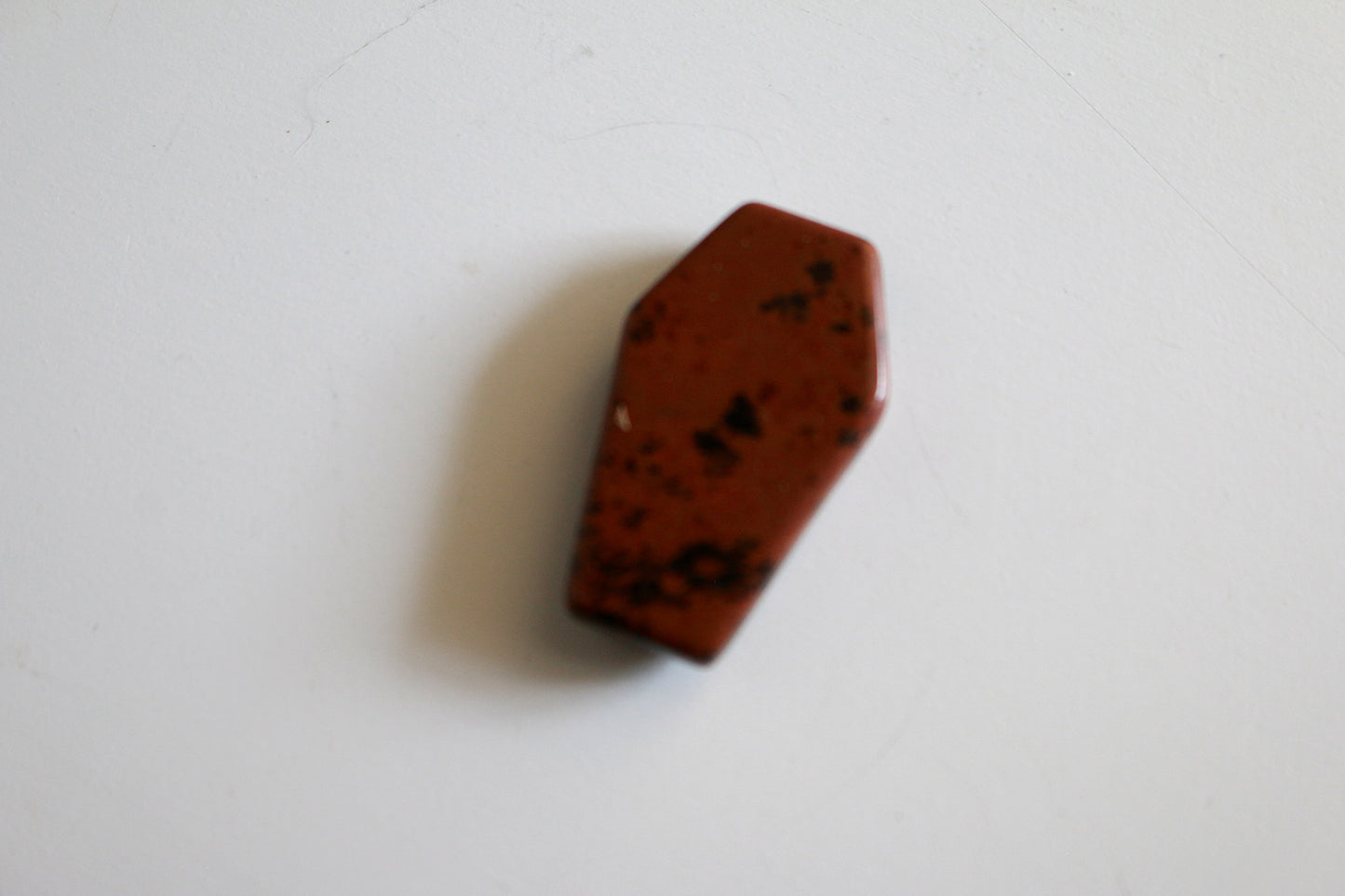 Mahogany Obsidian Coffin (1.2in)