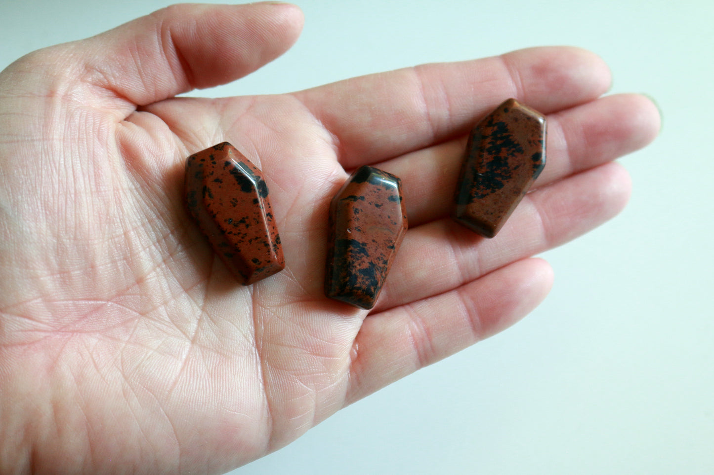 Mahogany Obsidian Coffin (1.2in)