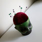 Zomboi Doll Head Pin Cushion - Original Art