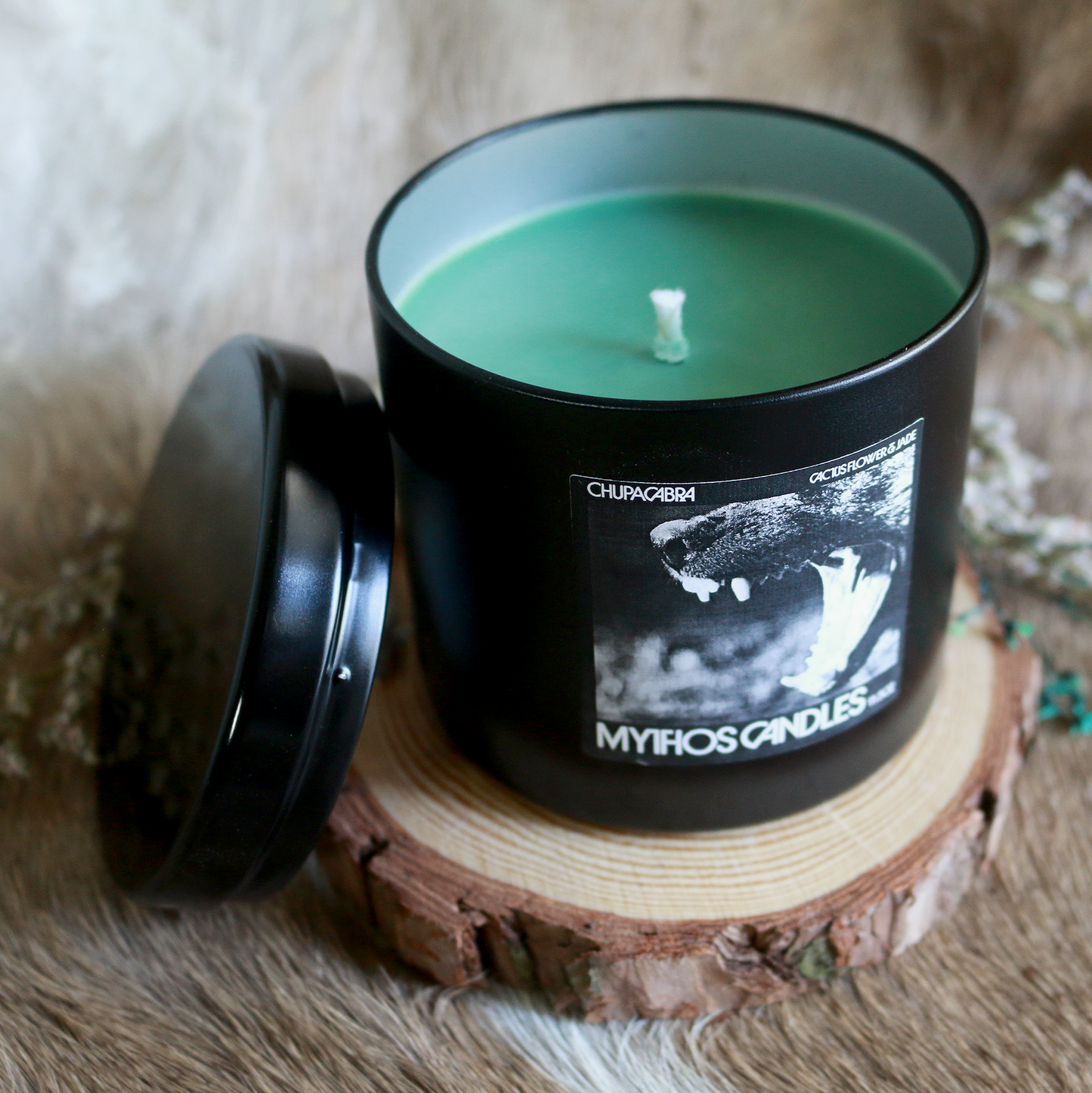 Chupacabra - Cactus Flower & Jade - 11.5oz Candle