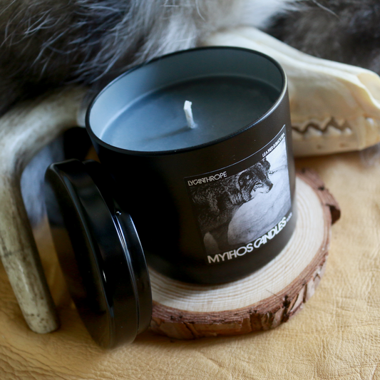 Lycanthrope - Leather & Black Sea - 11.5oz Candle