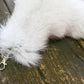 Blue Fox Tail Keychain