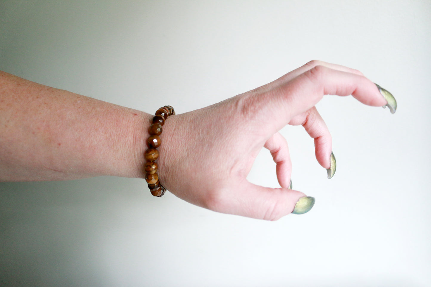 Tigers Eye Faceted Bracelet