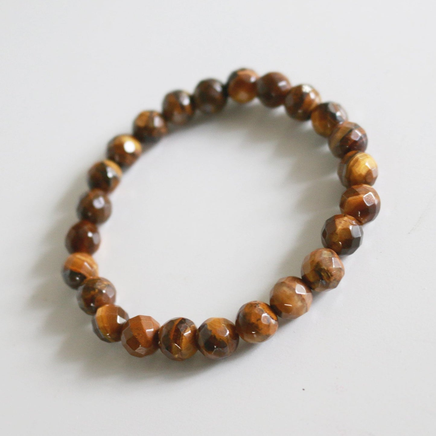 Tigers Eye Faceted Bracelet