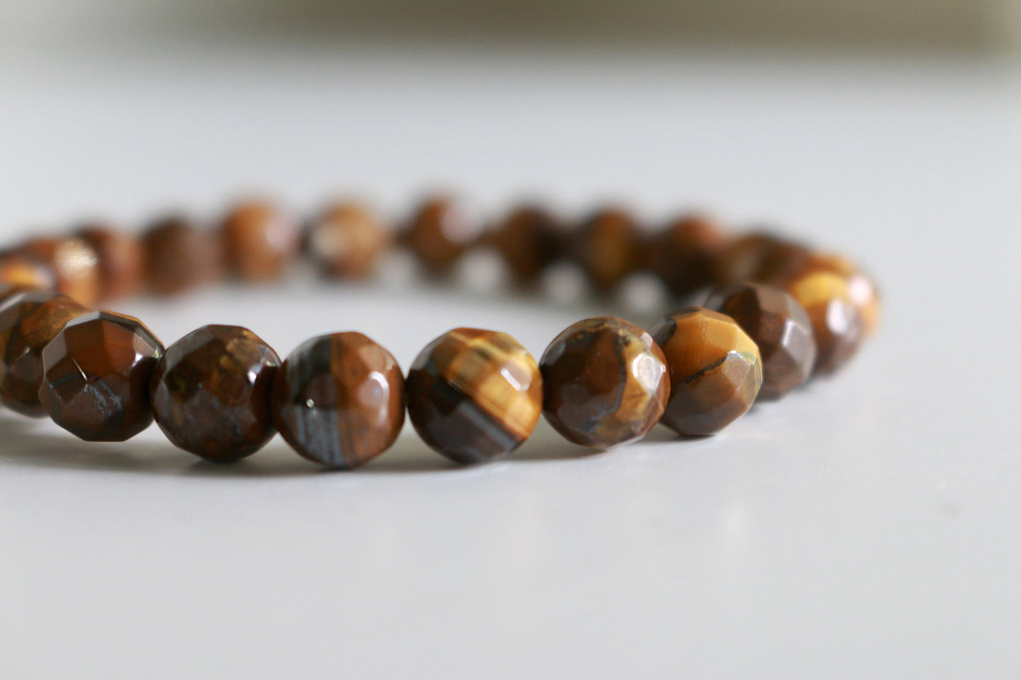 Tigers Eye Faceted Bracelet