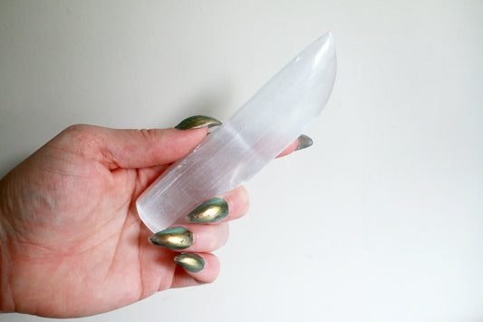 Selenite Crystal (5 in) Athame