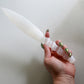 Selenite Crystal (11.5 in) Spiral Athame