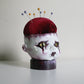 Clownin Doll Head Pin Cushion - Original Art