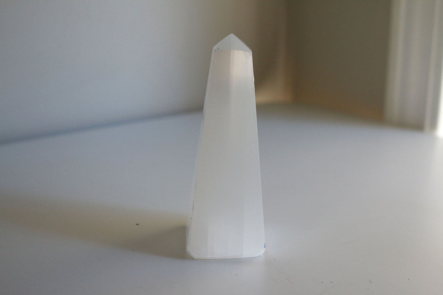 Selenite Obelisk (4 in)