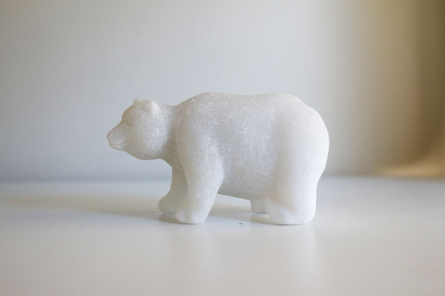 Snow Quartz Polar Bear (4 in)