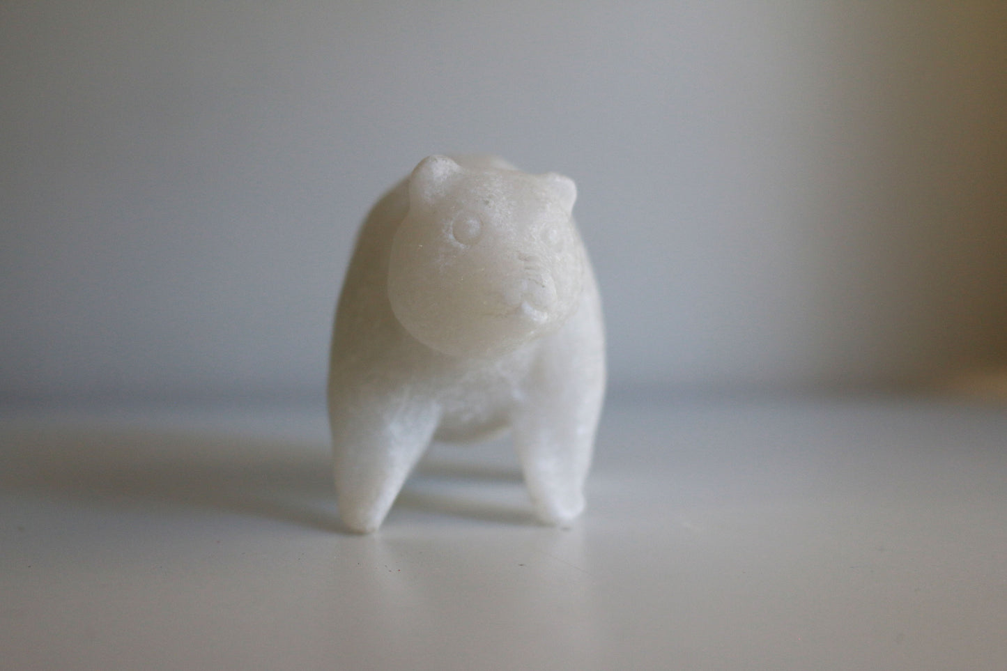 Snow Quartz Polar Bear (4 in)