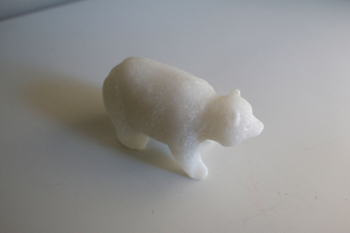 Snow Quartz Polar Bear (4 in)