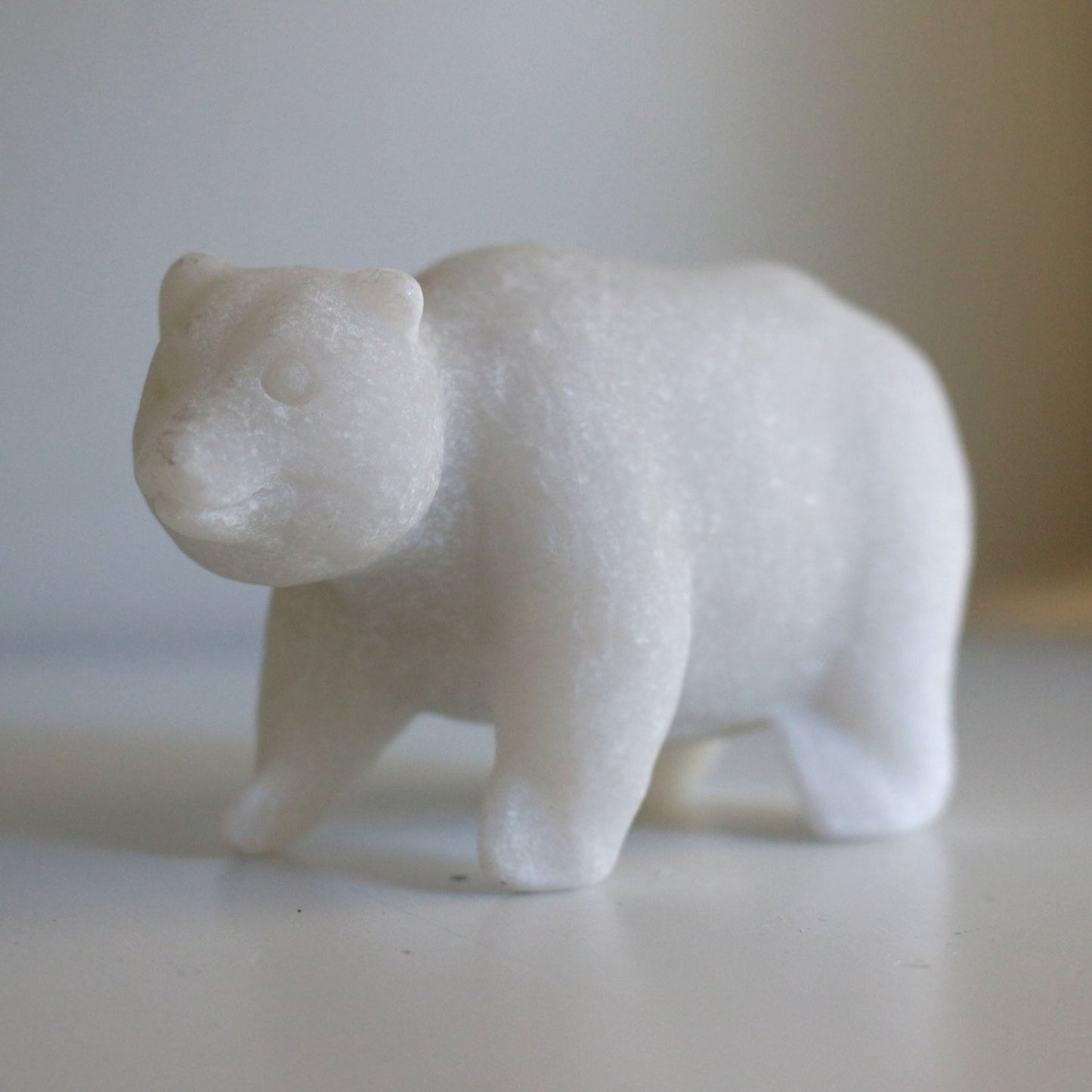 Snow Quartz Polar Bear (4 in)