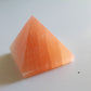 Orange Selenite Pyramid (2 in)