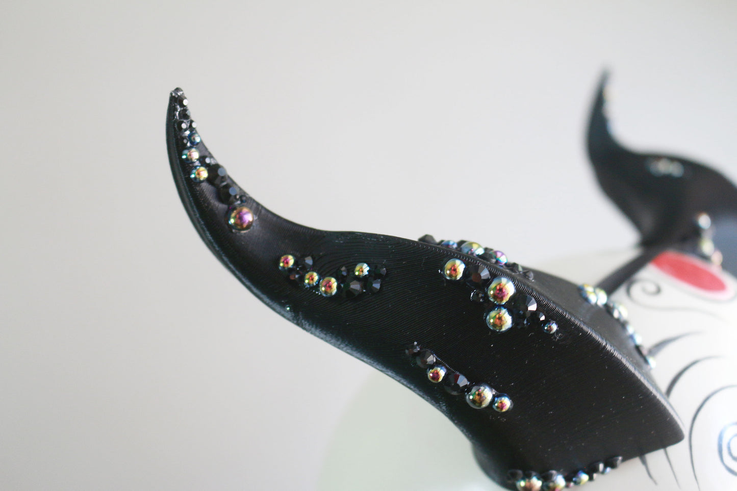 Midnight Moon - Rhinestone Medium Beast Costume Horns