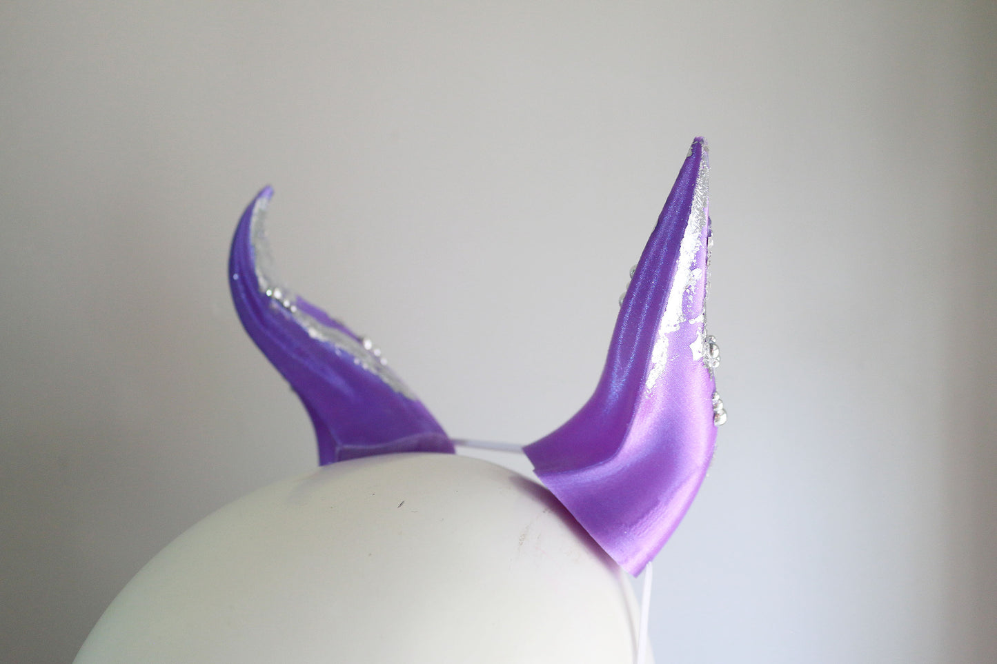 Lavender Lake  - Rhinestone Medium Beast Costume Horns