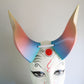 Pastel Rainbow - Rhinestone Large Beast 3D Printed Costume Horns