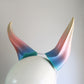 Pastel Rainbow - Rhinestone Large Beast 3D Printed Costume Horns